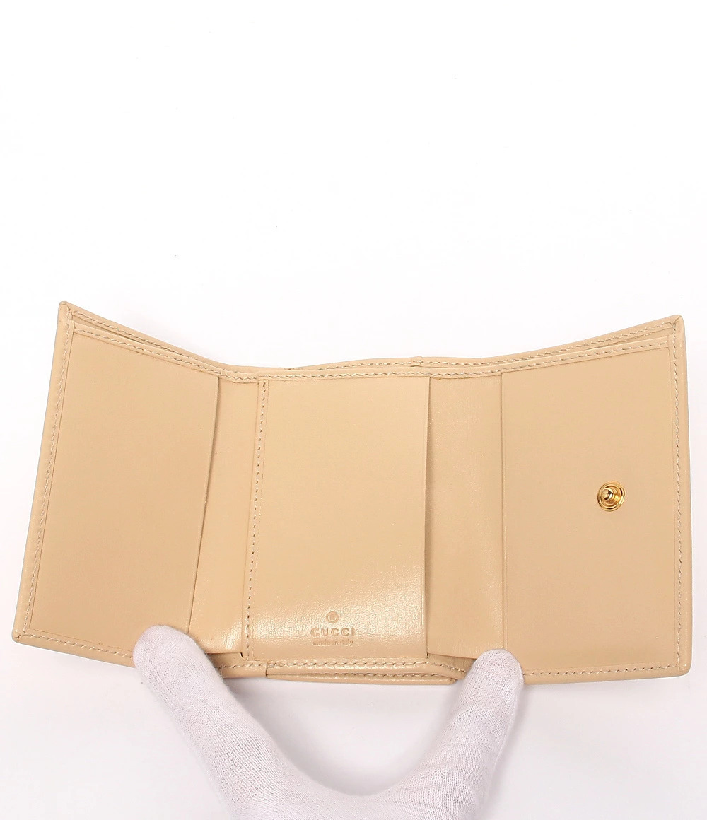 Gucci Horsebit Tri fold Wallet Black